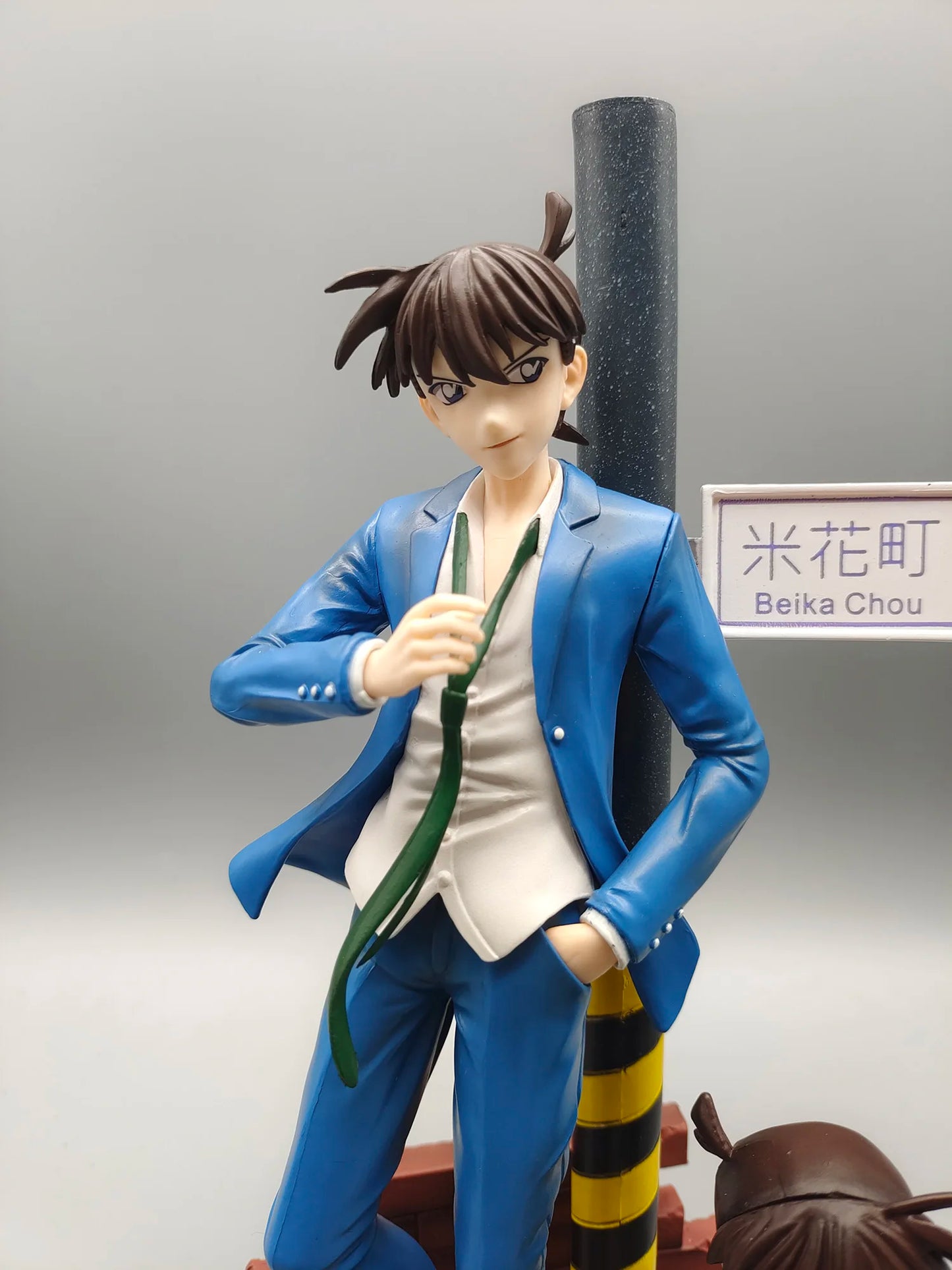 28cm Detective Conan Kudou Shinichi Figure Jimmy Kudo Case Closed Anime Figures Statue Pvc Figurine Model Collection Toy Gifts