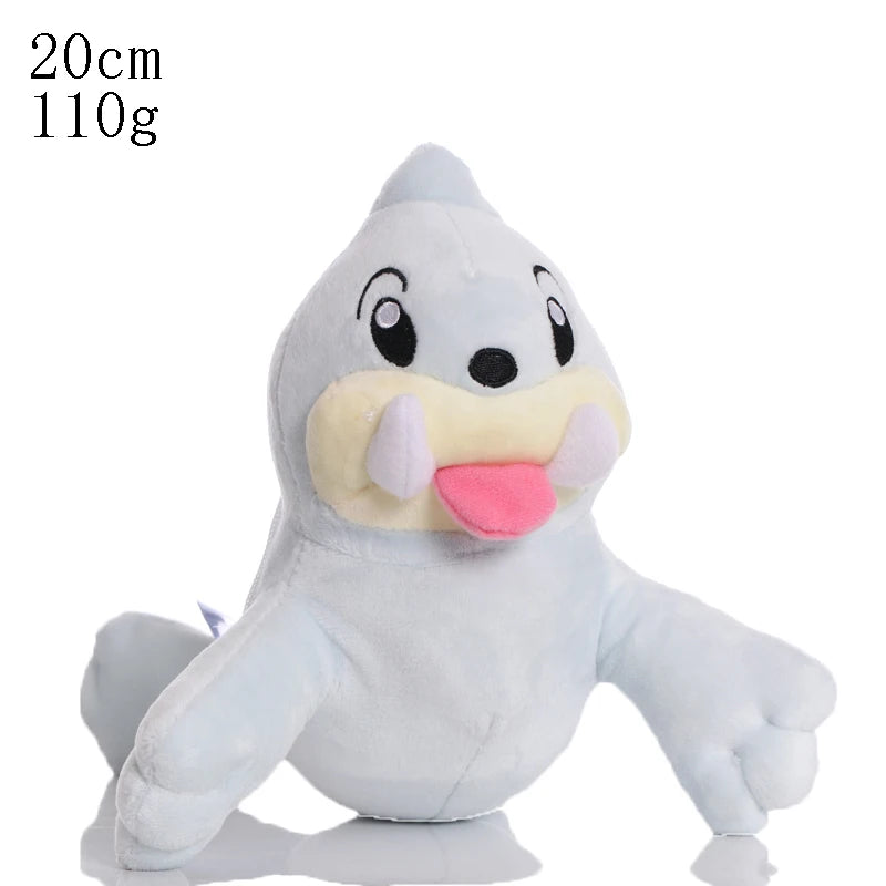 Cute Pokemon Plush Toy Pikachu Rowlet Charizard Larvitar Squirtle Slowpoke Dratini Spinda Soft Stuffed Doll Kids Christmas Gift