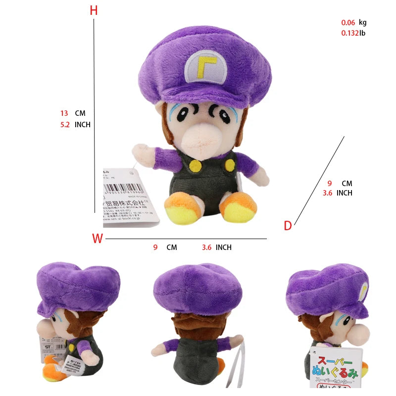 7 Styles Mario Bros Plush Toys Princess Peach Daisy Rosalina Luigi Doll Anime Figures Baby Cartoon Classic Game Gift