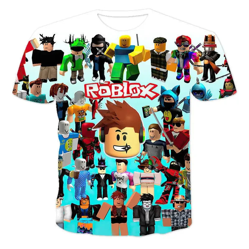 ROBLOX Children's Clothing Cat Ear Hooded Digital Printed Hooded Sweatshirt for Children Tiny Cottons Kids Winter 2024 Fantasy