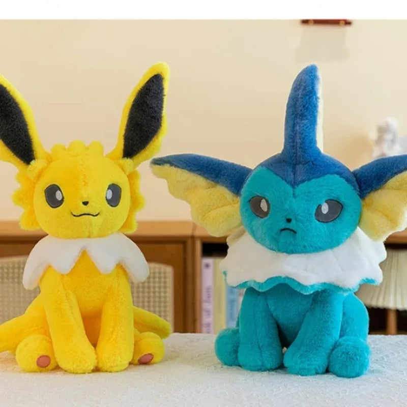 Vaporeon Jolteon Large Plush Toys Aquali Doll Cute Ornament Stuffed Plushie Pillow Pokémon Gift for Children