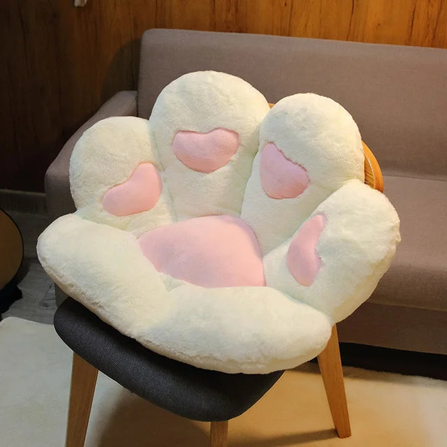 70/80cm Kawaii Cat Paw Plush Toys Cute Soft Stuffed Plush Cushion Chair Sofa Butt Pad for Home Room Decoration Office Nap Dolls