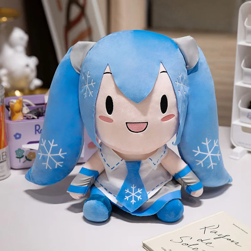 Classics Anime Original Miku Fufu Plush Toys Preciality Collection SEGA Hatsune Miku Spring Onion stuffed dolls Toys Girl Gift