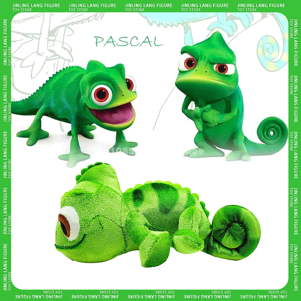 Pascal 15cm Rapunzel Chameleon Plush Doll Toy Pascal Stuffed Animals Plush Doll Pascal Rapunzel Shoulder Plush Doll Toys Gifts