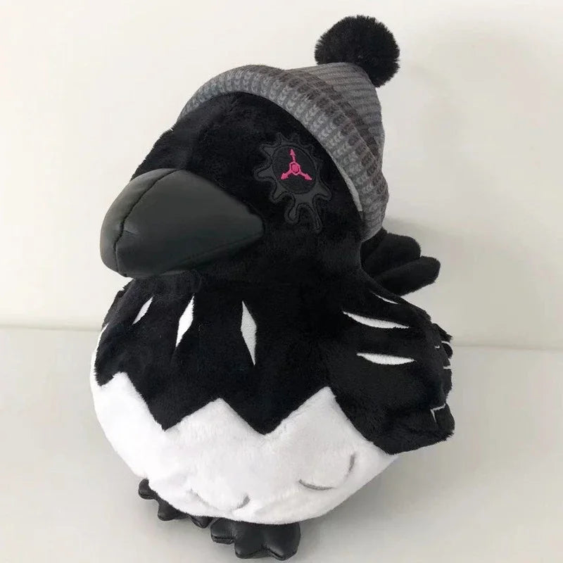 Uzi Crow Plush Toys Murder Drones Cute Soft Stuffed Animal Game Killer Uzi Raven Pillow Dolls For Kid Birthday Xmas Gift