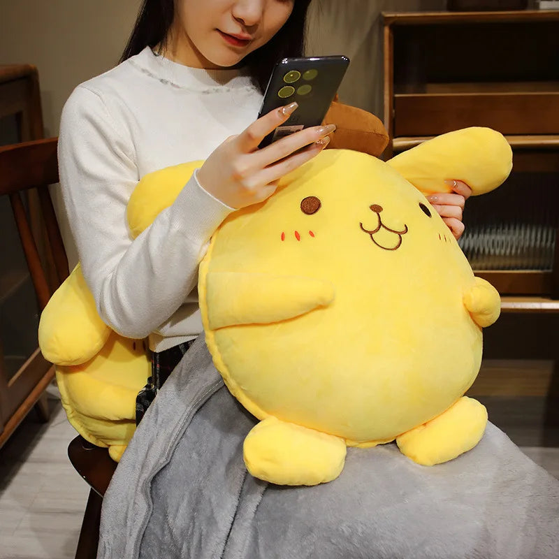 40cm Pompompurin Plush Toys Anime Peripherals Lovely Soft Stuffed Animal Pillow Room Decor Doll Kawaii Children Birthday Gifts