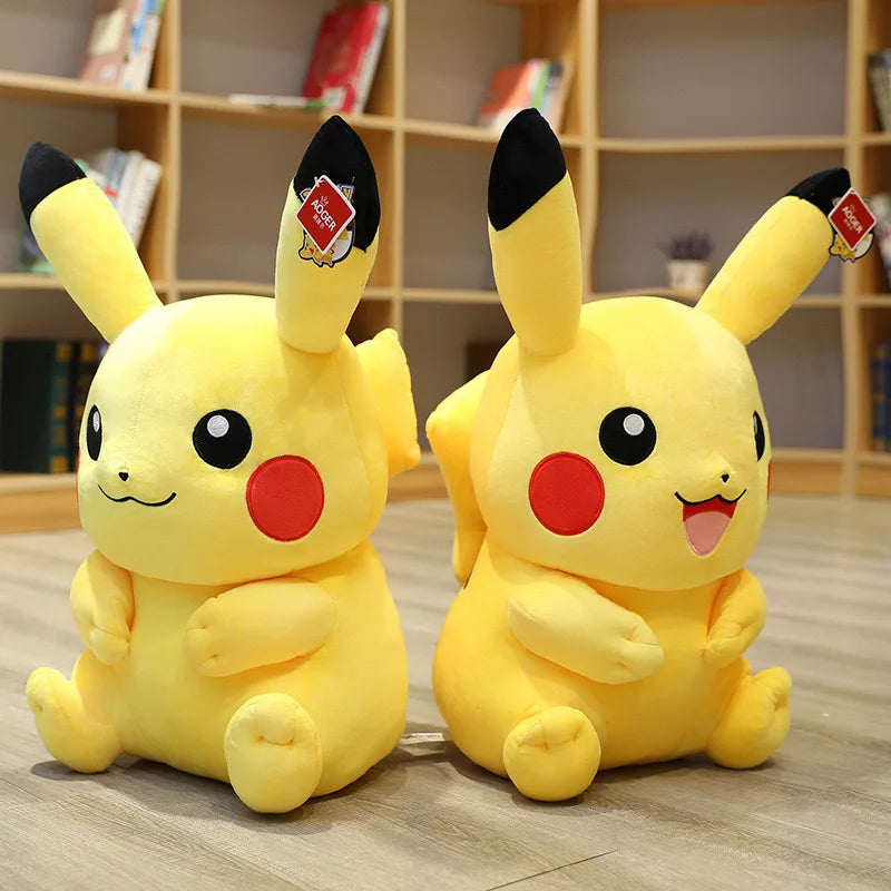 Pokemon Kawaii Pikachu Cute Stuffed Toys Cartoon Plush Dolls Anime Throw Pillow Birthday Christmas Gift For Kids Friends Boys