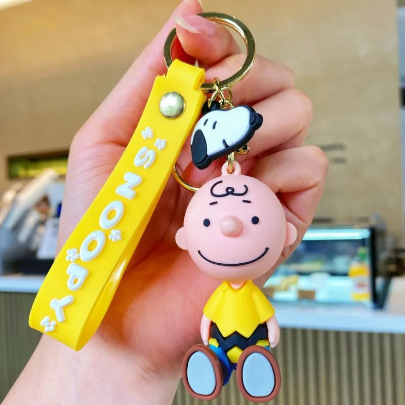 Peanuts Comics Cute Snoopy Charlie Pendant Cartoon Creative Plush Doll Brooch School Bag Pendant Anime Peripheral Holiday Gift