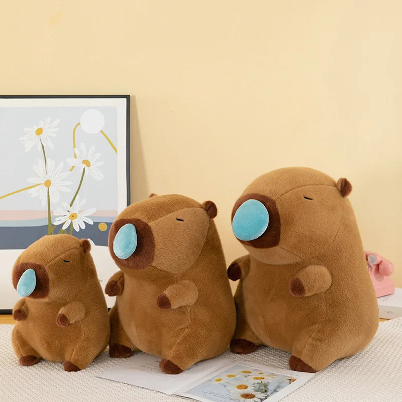 Capybara Plush Doll Toy Animal Cartoon Funny Cute Nerdy Snot Bear Doll Plush Toy Rag Toy Birthday Gift Kids Soft Plush Doll