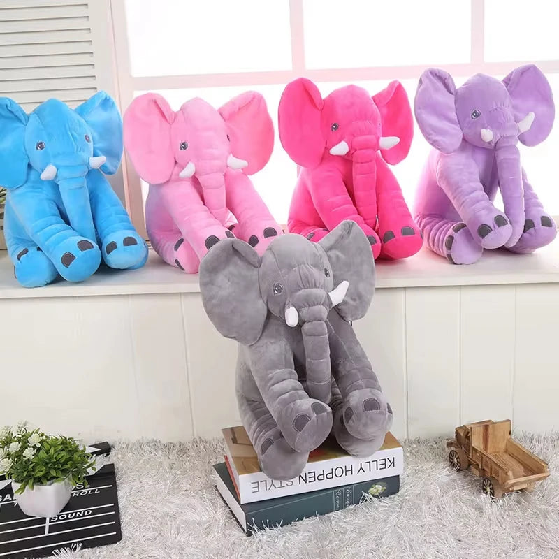 1pc Elephant Design Pet Grinding Teeth Plush Toy Durable Chew Toy ForDog Interactive Supply