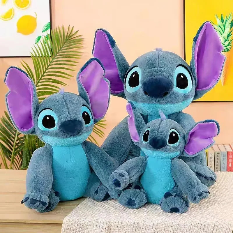 80cm Giant Size Disney Lilo&Stitch Plush Stuffed Dolls Cartoon Animal  Sleeping Pillow Softmaterial Toys Children Xmas Gifts