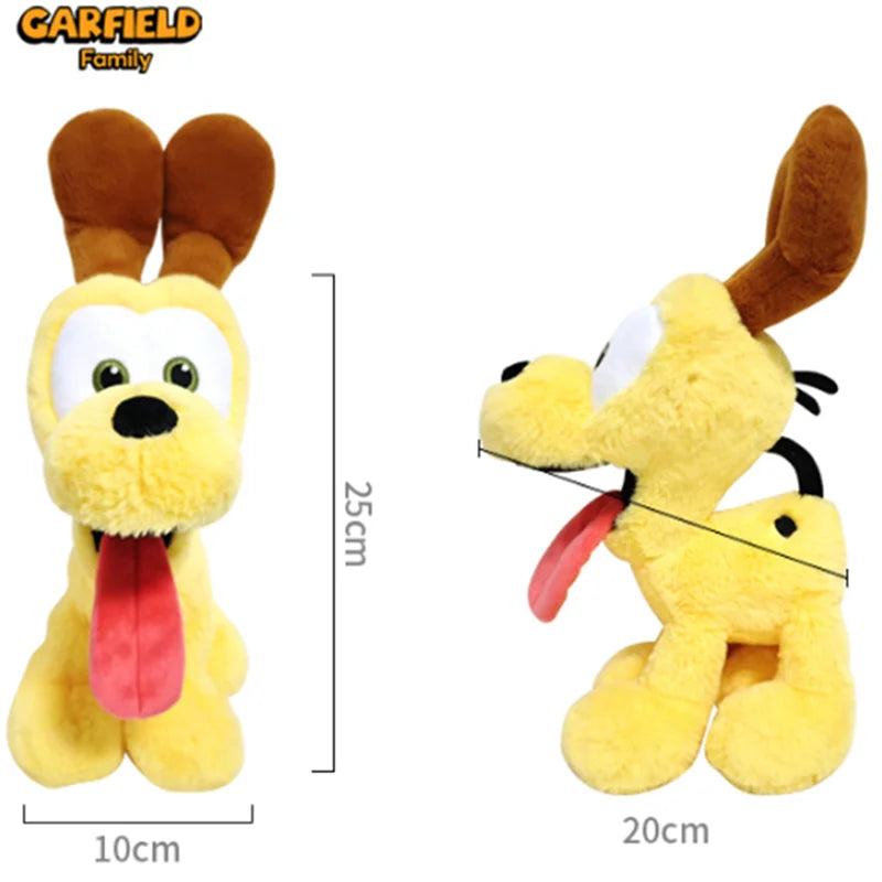 New GARFIELD Original Plush Doll Odie Peluche Toy Cartoon Cat Plushie Keychain Collectible Christmas Stuffed Shoulder Bag Gift