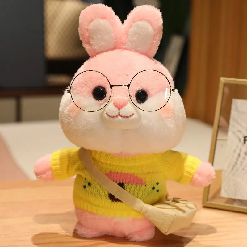 30cm New Cartoon Cute Rabbit Cosplay Dress Up Plush Toys Stuffed Lovely Bunny Dolls Soft Animals for Kids Girls Birthday Gift