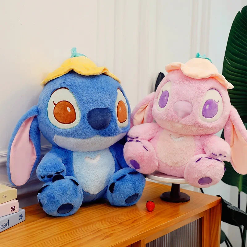 Kawaii Stitch Angle Plush Dolls Disney Stuffed Animals Toys Girls Lovely Perfect Birthday Gift Thanksgiving Day New Year's Gifts