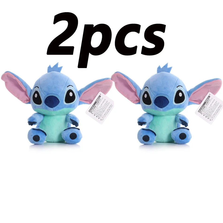 12cm 20cm 25cm Stitch Stuffed Plush Models Cartoon Stuffed Plush Dolls Anime Plush Baby Toys Kawaii Kids Birthday Gift