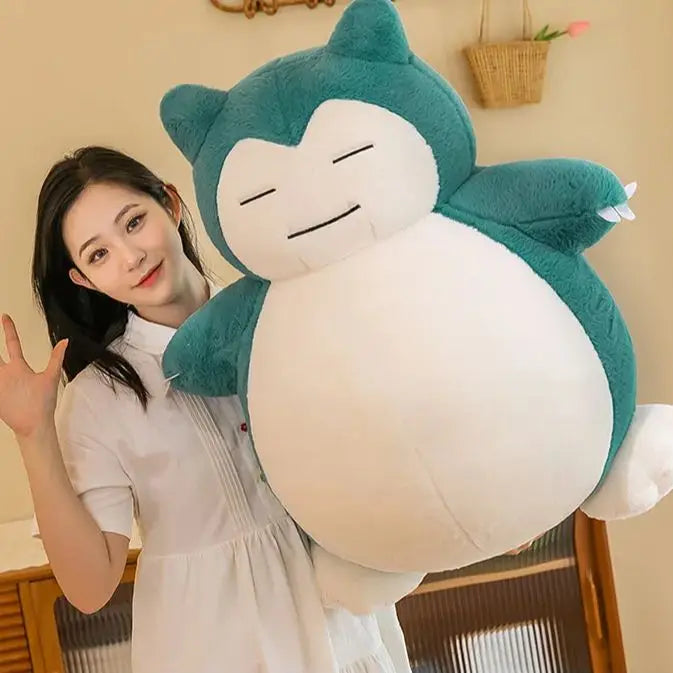 Big Size 60cm Pokemon Cute Snorlax Anime Plush Toys Pokémon Monster Plushies Soft Stuffed Animal Peluche  Gifts