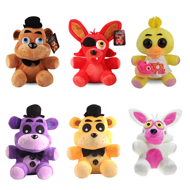 Premium 6 Style 18cm FNAF Plush Toys - Plushy Mart