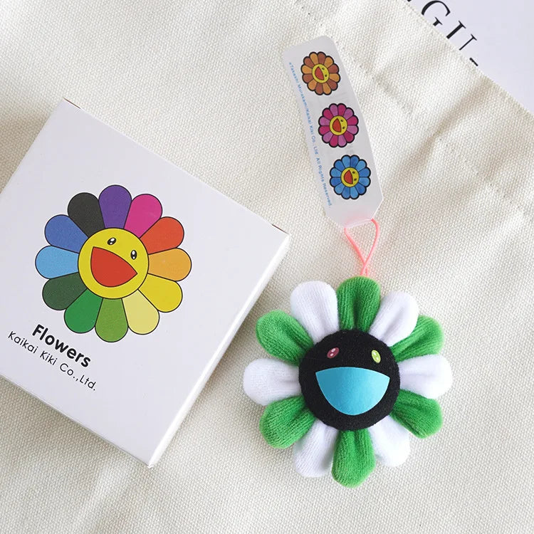 Sunflower Plush Brooch Pendant Backpack Pendant Celebrity Same Style Fashion Cute Trendy Gift Birthday Unisex Toy Periphery