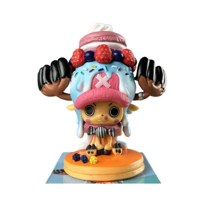 14cm Anime Figure One Piece Tony Chopper Candy and Crown Version Action Figure 15th Anniversary Collection Model Boys Toys