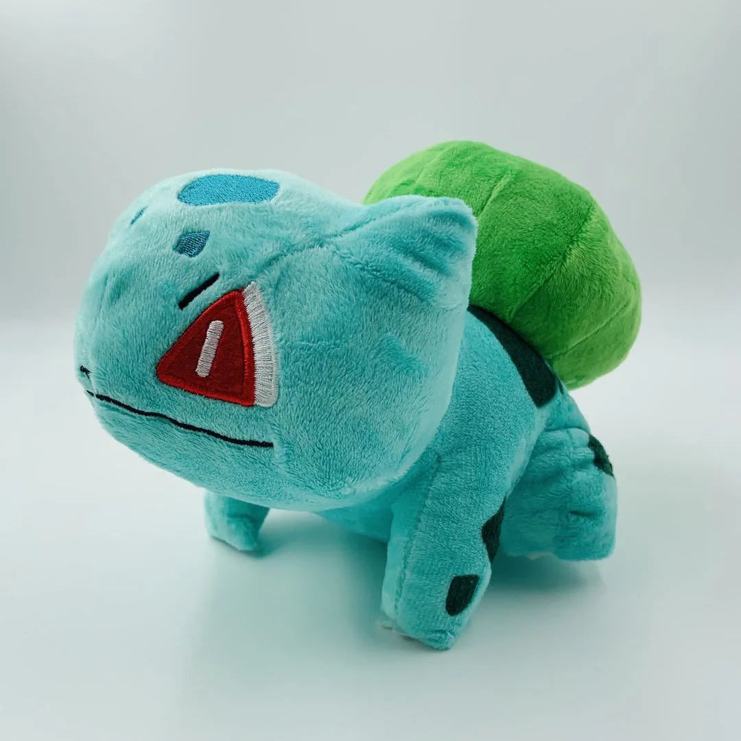 POKEMON 20cm Bulbasaur Seed Plush Doll Strange Seed Bulbasaur Flower Initial Edition Pocket Monster Plush Toy Children's Plush D