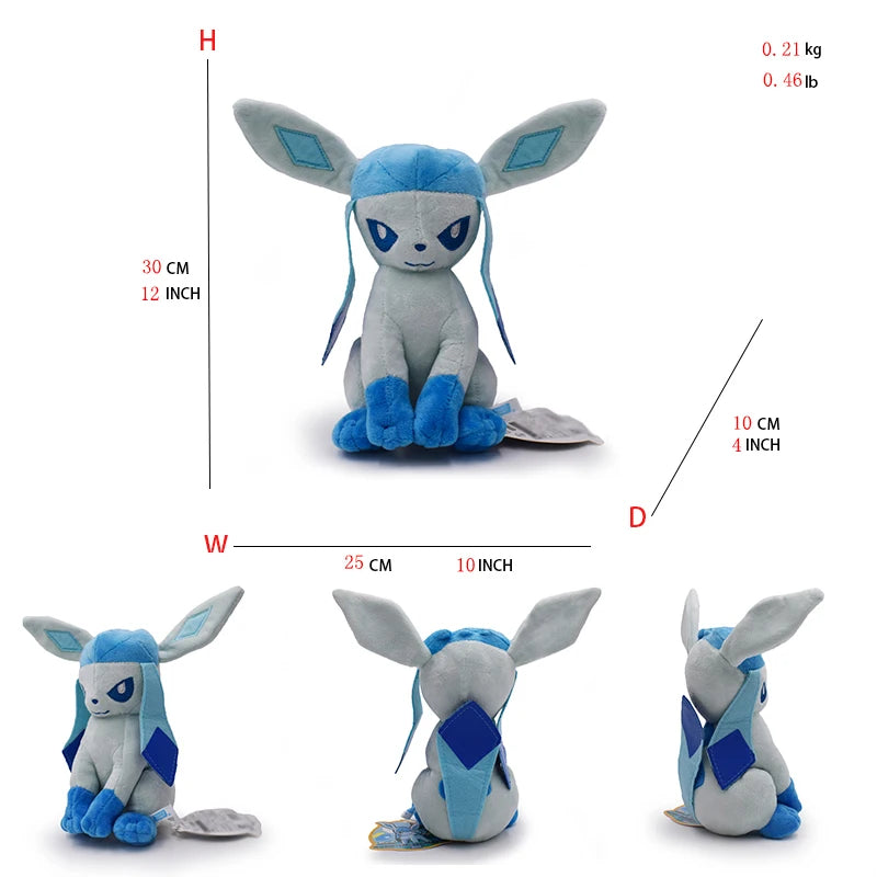 Big Size Pokemon Plush Toys Eevee Umbreon Cartoon Figure Peluche Dolls KJolteon Vaporeon Sylveon Anime Stuffed Dolls Gifts