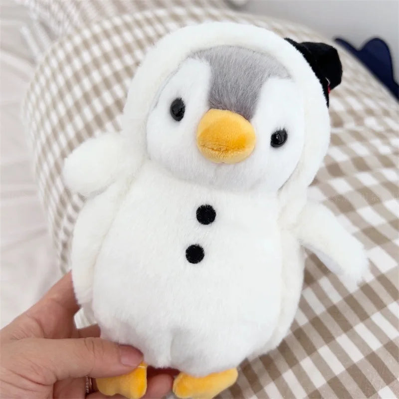 18cm Lovely Penguin Plush Toy Cute Furry Penguin Cosplay Unicorn Dinosaur Rabbit Doll Soft Plushies Birthday Gifts Girl