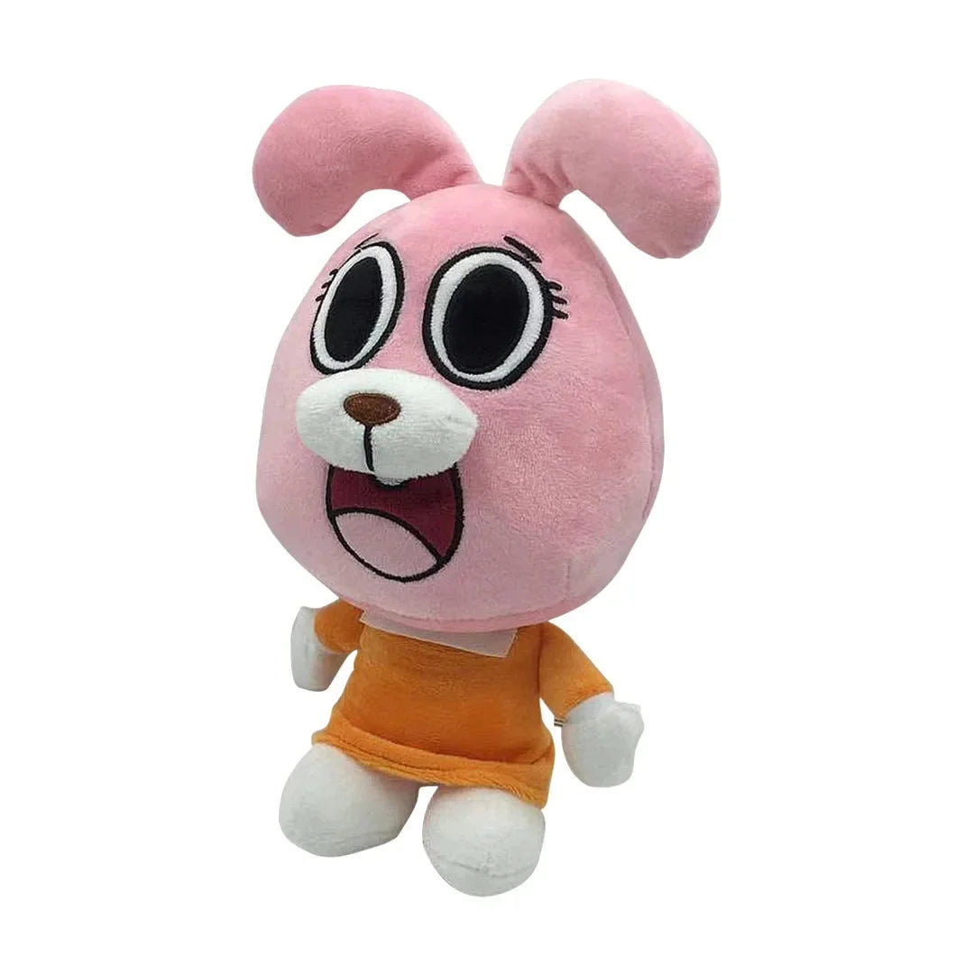 25cm Miniko Cartoon Amazing World Gumball Darwin Anais Plush Toys Cute Cat Bunny Stuffed Toy Birthday Present Gifts For