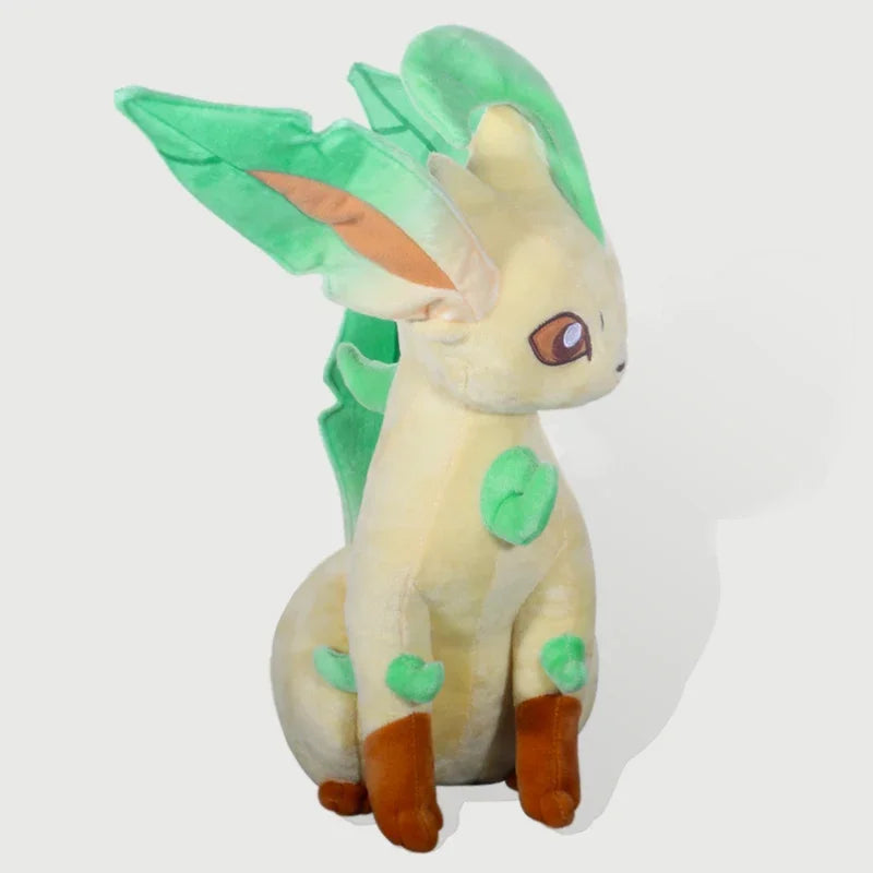 32CM Pokemon Kawaii Leafeon Anime Plush Toy High Quality Stuffed Animal Plushie Soft peluche Doll Kid Birthday Christmas gifts