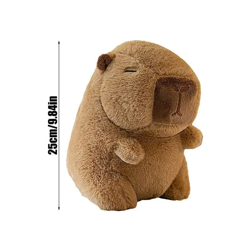 25cm Dress Up Capybara Toys With Clothes And Accessories Plush Throw Pillow soft Stuffed Capybara Hugging Plush Decorative Doll