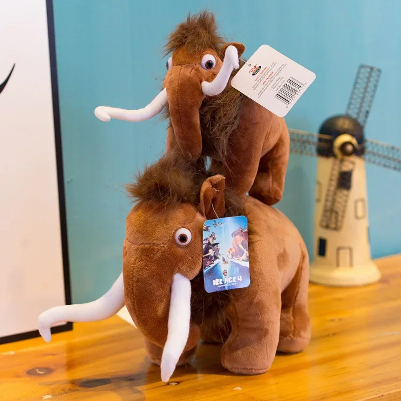 Ice Age Doll Plush Toys Animation Mammoth Squirrel Sloth Saber-Toothed Tiger Cartoon Dolls Gripper Dolls Disney Anime Toys Gift