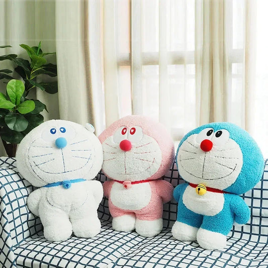 60cm Super Large Big Size Doraemon Cartoon Plush Toy Children's Doll Pillow Blue Fat Man  Plushies Friends Gift Stuffed Animal