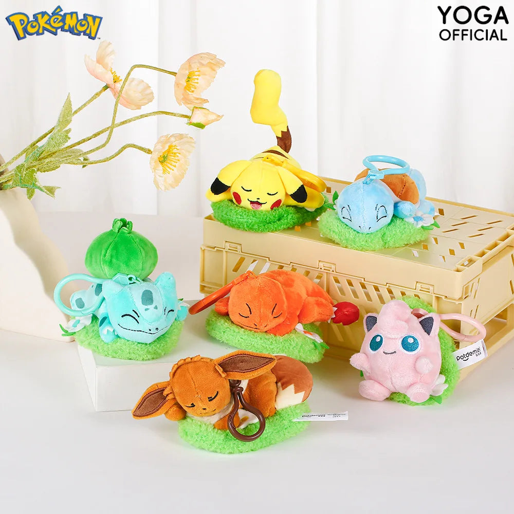 Pokemon Halloween Series Plush Party Dim Sum Pikachu Stuffed Doll Wizard Squirtle Peluche Bulbasaur Toys Hobbies Xmas Kid Gifts