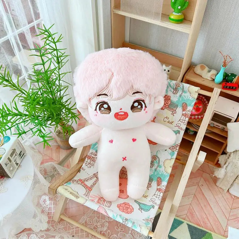 20cm IDol Doll Star Plush Cotton Dolls Cute Stuffed Plushies Figure Dolls Toys Fans Collection Children Gifts