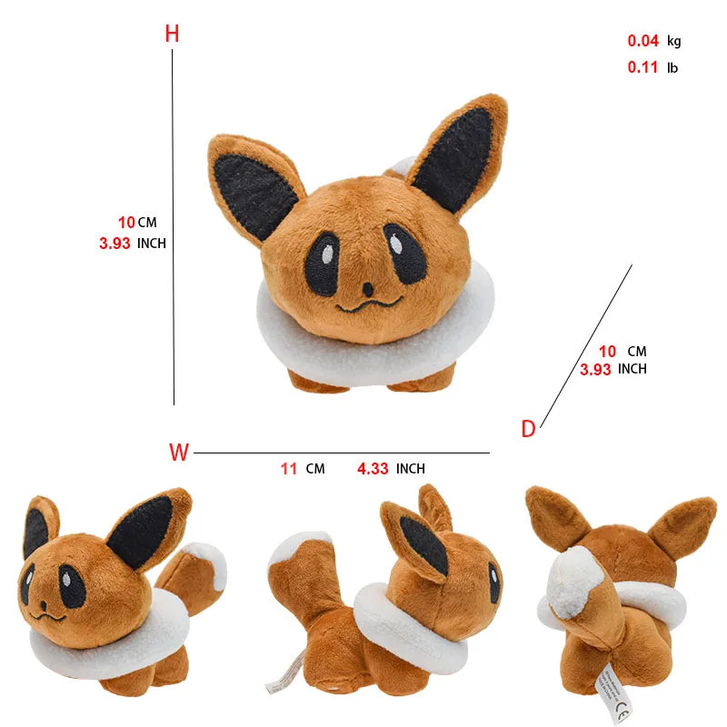 Pokemon Plush Toys Vaporeon Flareon Eevee Sylveon Espeon Umbreon Glaceon Leafeon
Jolteon Soft Stuffed Dolls Spinda Dragonite