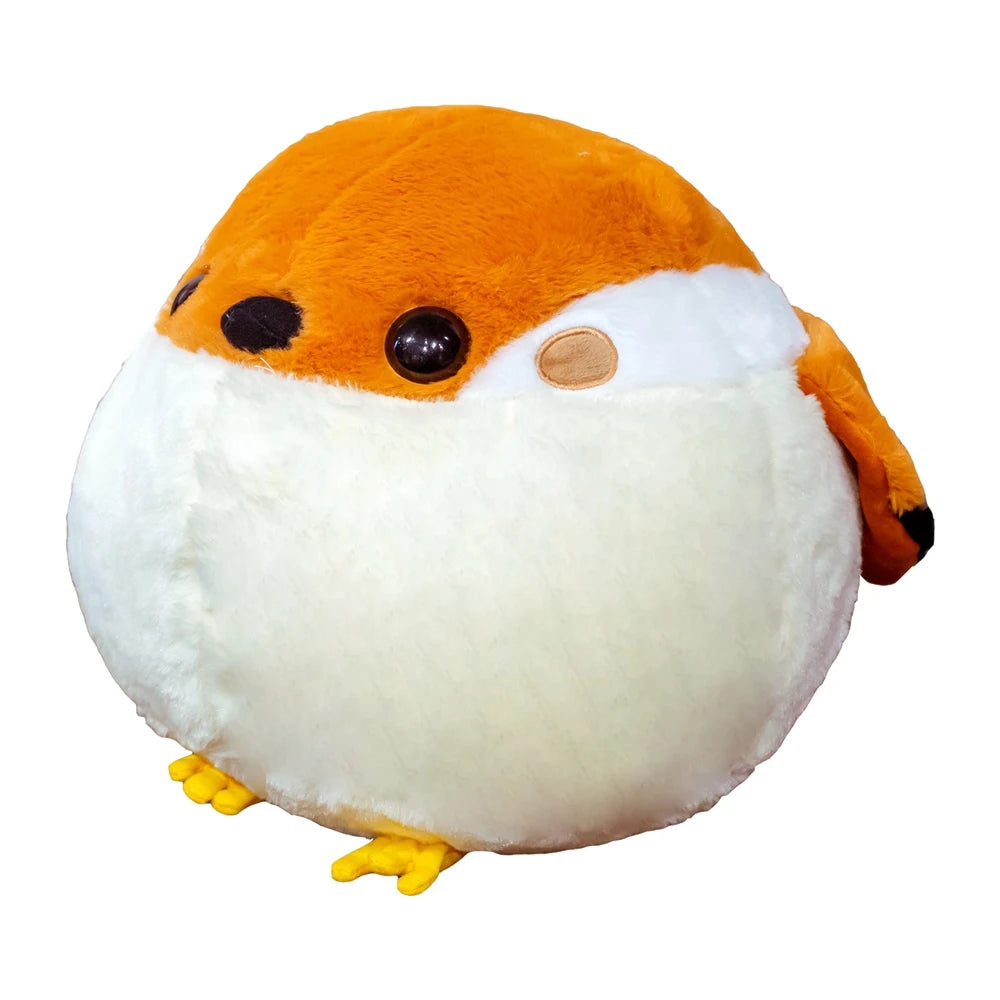 30/40cm Simulation Fat Round Sparrow & Titmouse Plush Toys Stuffed Lifelike Animal Doll Soft Bird Pillow Cute Gift for Kids Girl