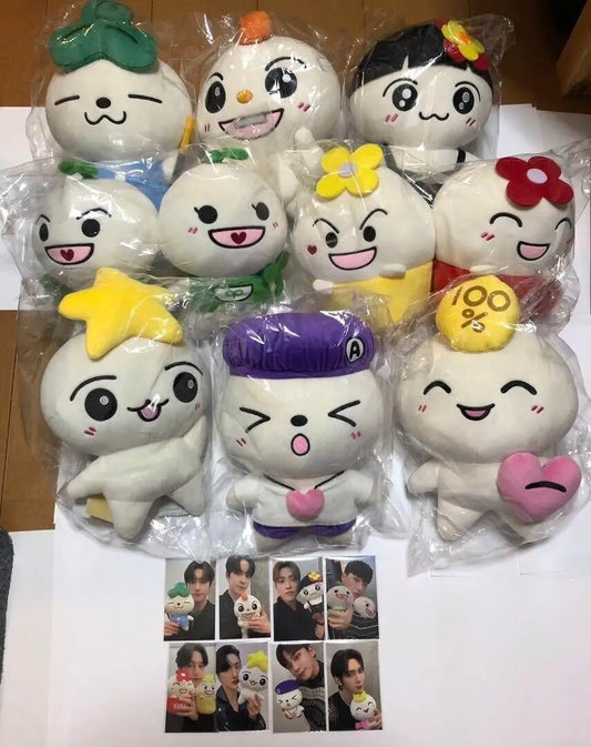 Kpop 25cm Teez-mon Pop Up SeongHwa HongJoong WooYoung YunHo Same Style Plush Cushion Pillows Home Decoration Dolls Gifts