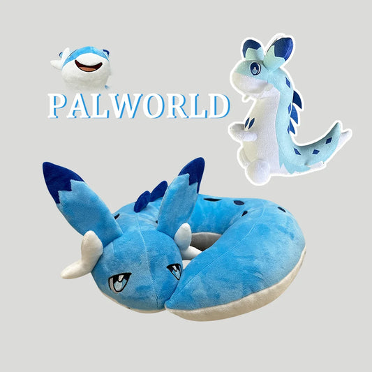 TreasuringU Palworld Chillet Plush Toy Neck Pillow Kawaii Chillet Plush Animal Dolls Cartoon Chillet Toy Birthday Gifts