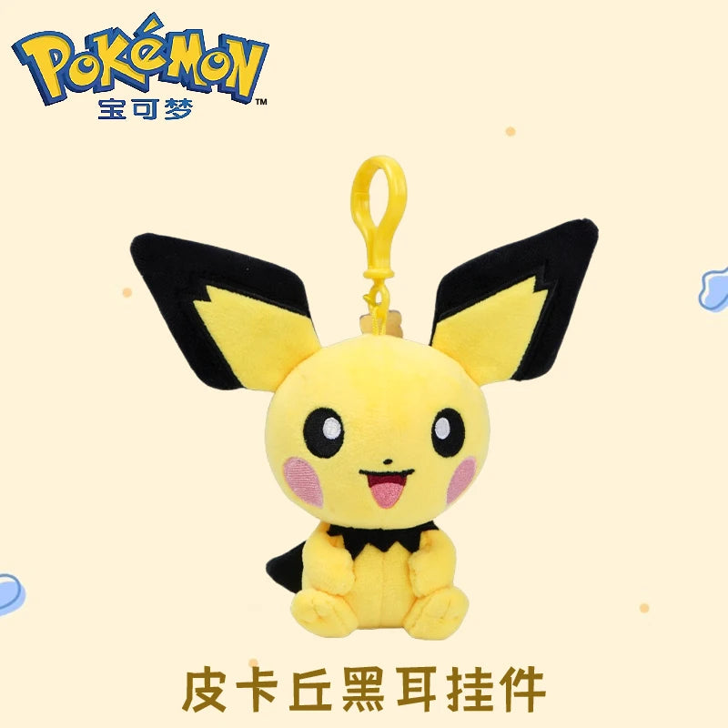 Pokemon Pikachu Mew Squirtle Charmander Kawaii Plush Toy Pendant School Bag Backpack Pendant Key Ring Small Doll Birthday Gift