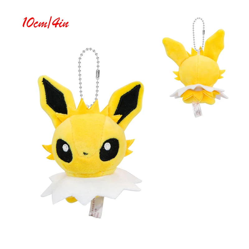 Pokemon Eevee Plush Toys Keychain Sylveon Espeon Jolteon Flareon Anime Glaceon Vaporeon Kawaii Peluche Dolls Pendants Gifts Kids