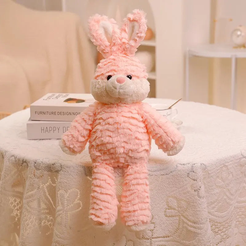 New Long Hair Animal Plush Toy Stuffed Soft Material Creative Long Legs Rabbit Hippo Elephant Frog Company Doll Gift For Kids