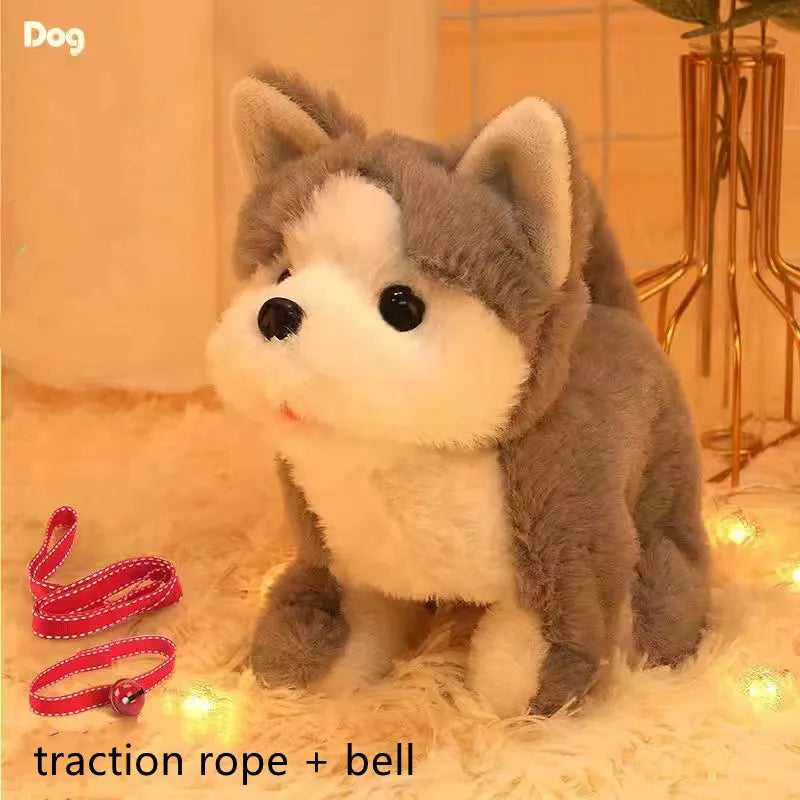 Baby Toy Dogs That Walks and Barks Tail Wagging Plush Interactive Electronic Pets Puppy  Montessori Toys for Girls Toddlers Kids