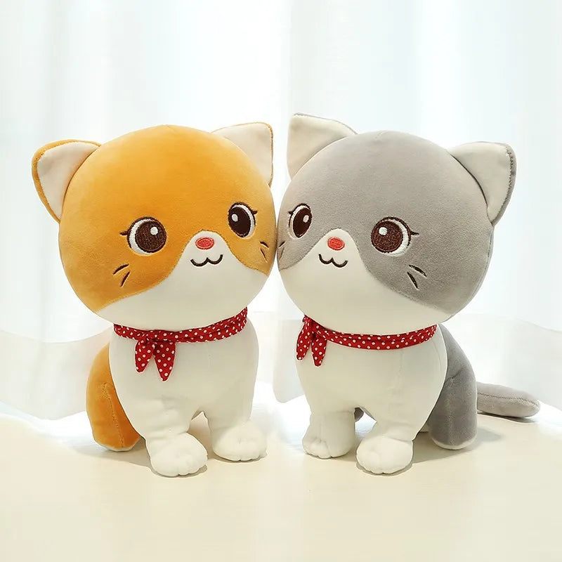 24CM Cute Cat Plush Doll Children Plush Toy Boys Girls Sleeping Stuffed Cat Plush Doll Gifts