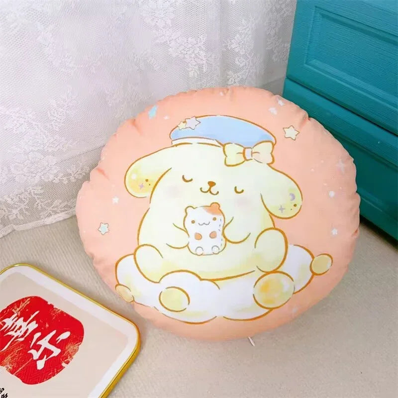 Sanrio Lovely Pillow My Melody Hello Kitty Cartoon Double-sided Printed Pilow Back Cushion Sofa Bed Home Decor Girl Washable