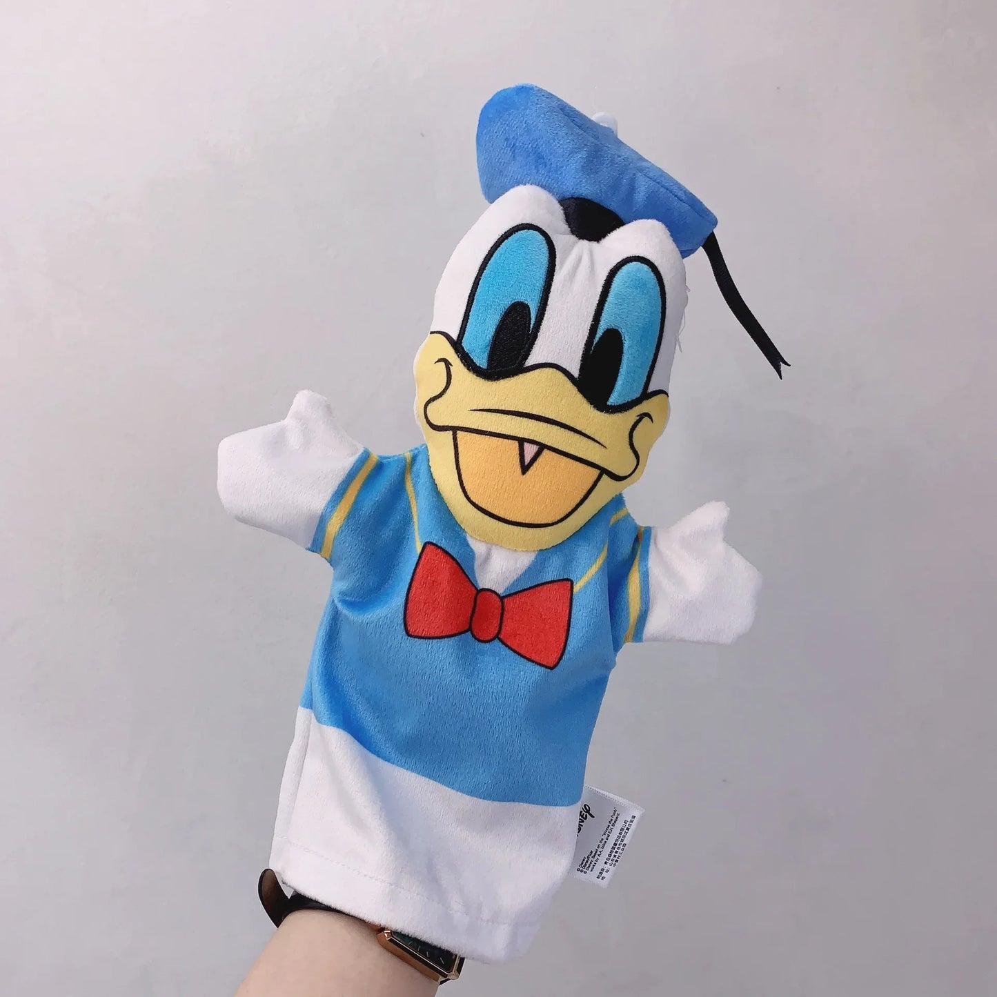 Disney Cartoon Hand Puppet Mickey Mouse Donald Duck Winnie the Pooh Plush Toy Interactive Parent-child Hand Puppet