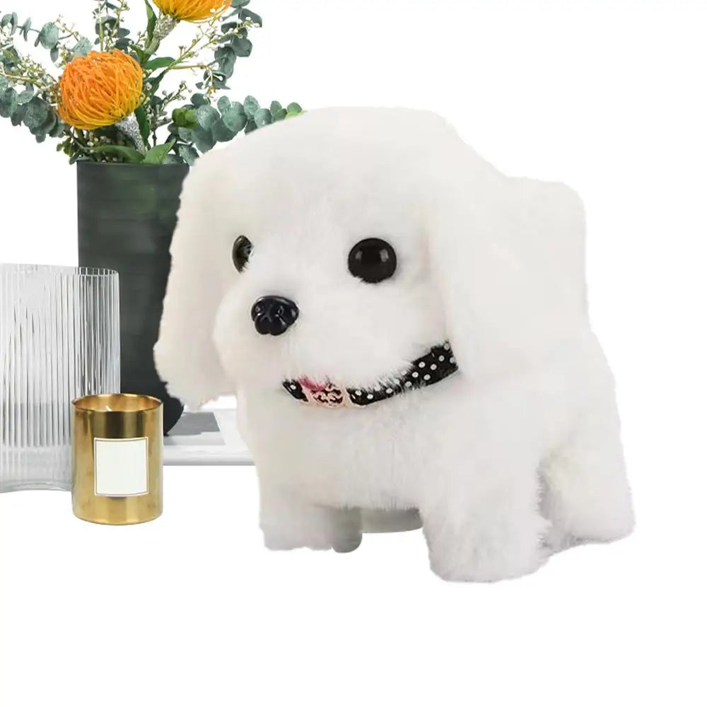 Walking Plush Puppy Interactive Plush Pet Kids Toys Plush Toy Puppy Interactive Dog Walking Barking Wagging Tail Funny Toy For