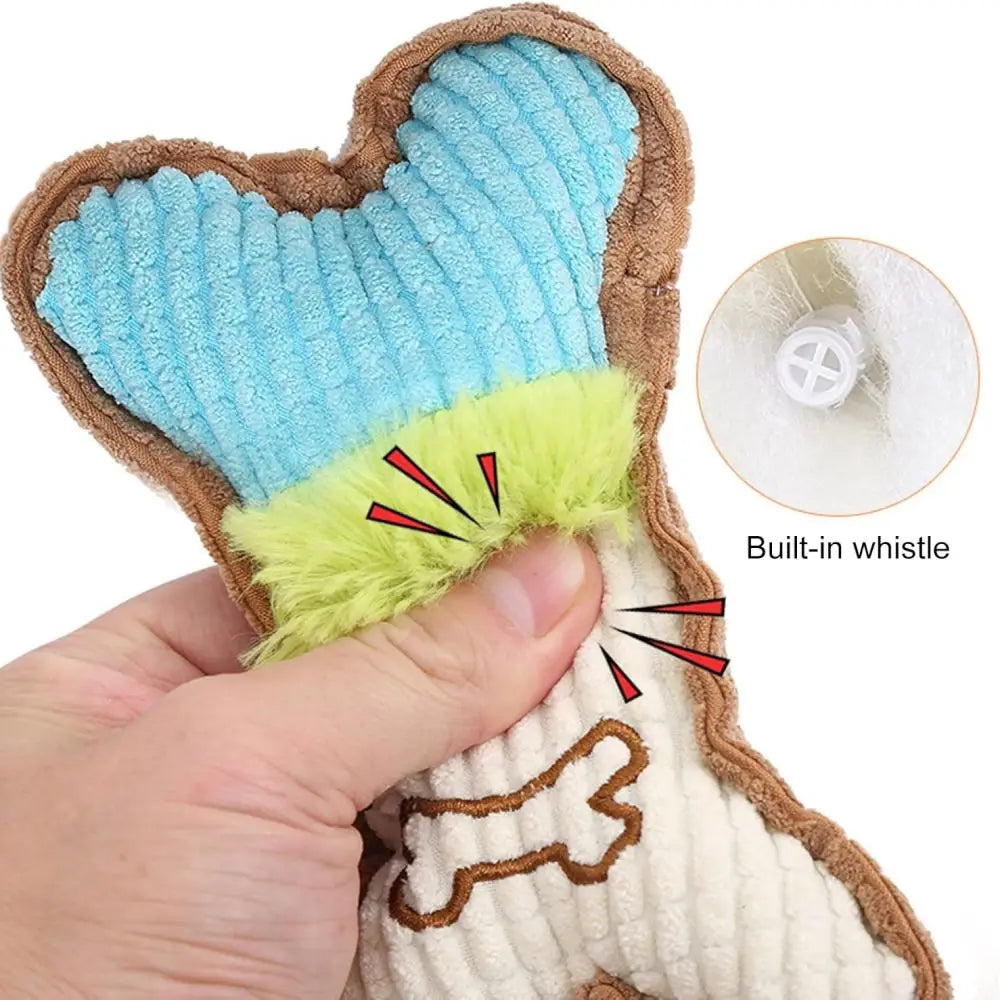 Dog Squeaky Toys, Plush Dogs Chew Toy for Small Medium Breed Puppy Teething Chewing Aggressive Interactive Birthday Gifts