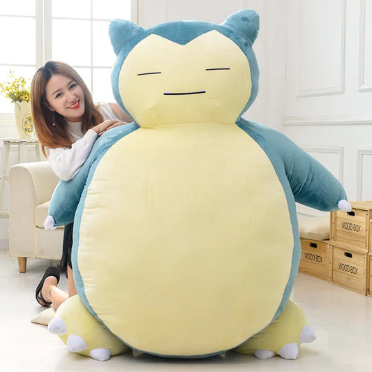 Huge Snorlax Soft Plush Pillow Plushy - Plushy Mart