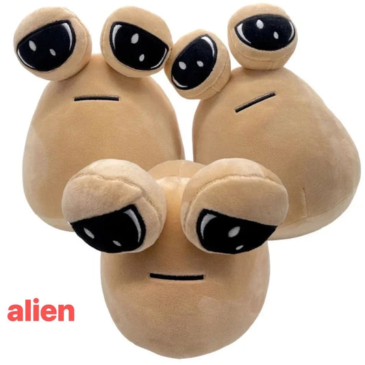 New style 1/4Pcs/22CM Anime Game The Maw My Pet Alien Pou 22Cm Kawaii Cartoon Plush Toys Children Birthday Xmas Gifts