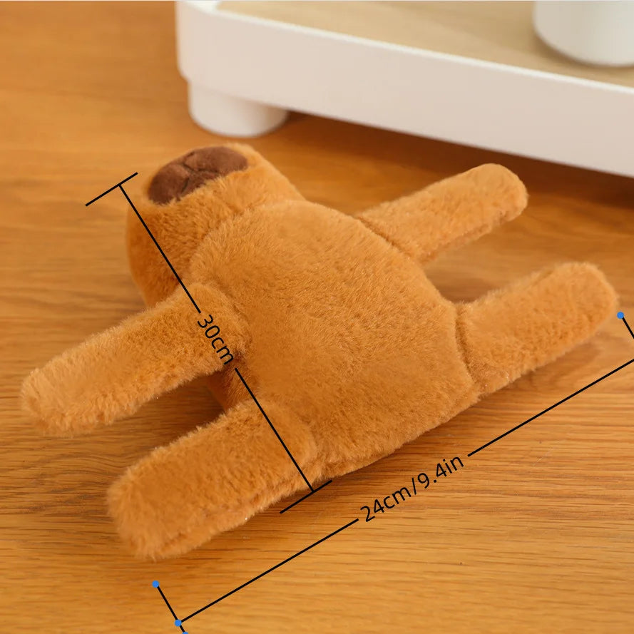 New Cute Plush Toy Four Color Animal Buckle Bracelet, Plush Filled Animal Cute Dolphin Bracelet, Bicycle Decoration