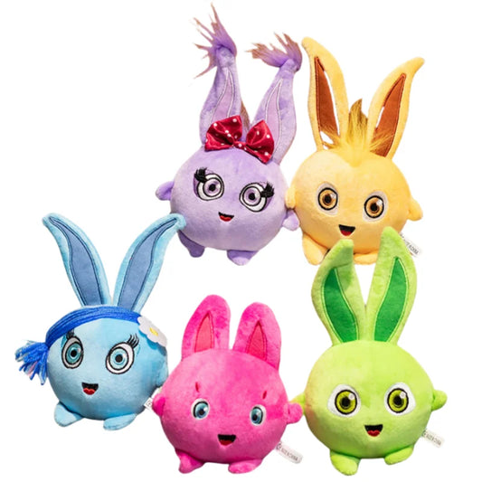 Sunny Bunnies Long Ears Cuddly Rabbits Plush Toy Colorful Cartoon Anime Figure Little Animal Stuffed Doll Children Birthday Gift